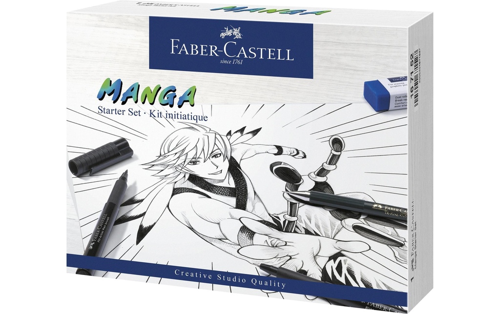 FABER-CASTELL Artist Pen Manga Starter Set (19 pces)