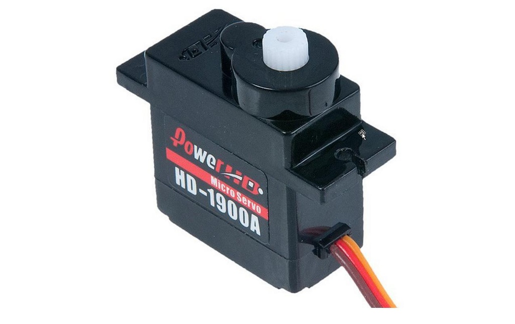 PowerHD Micro servo HD-1900A 1.5 kg, 0.08s, analogique