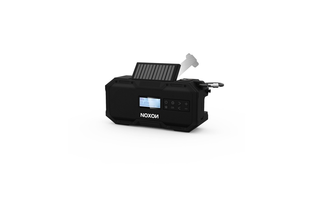 Noxon Radio DAB+ Dynamo Solar 411 Noir