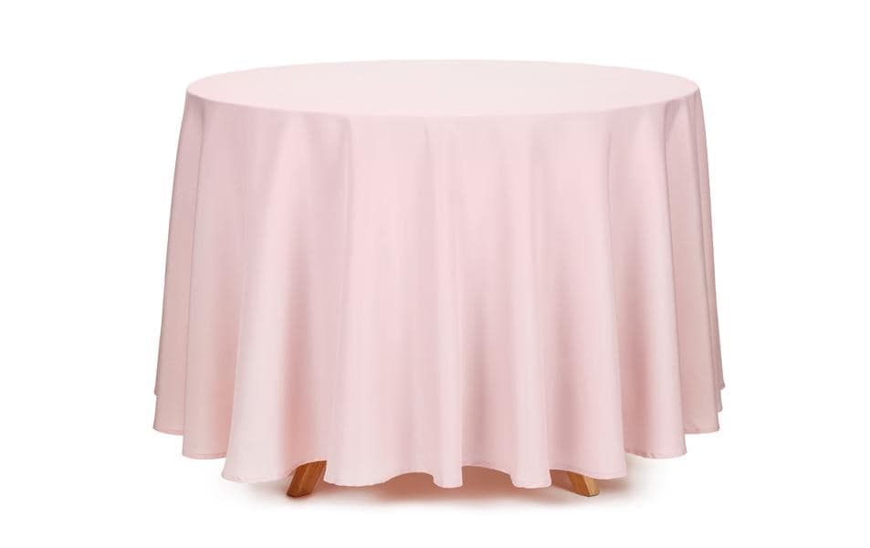 Partydeco Nappe D 230 cm, rose poussière
