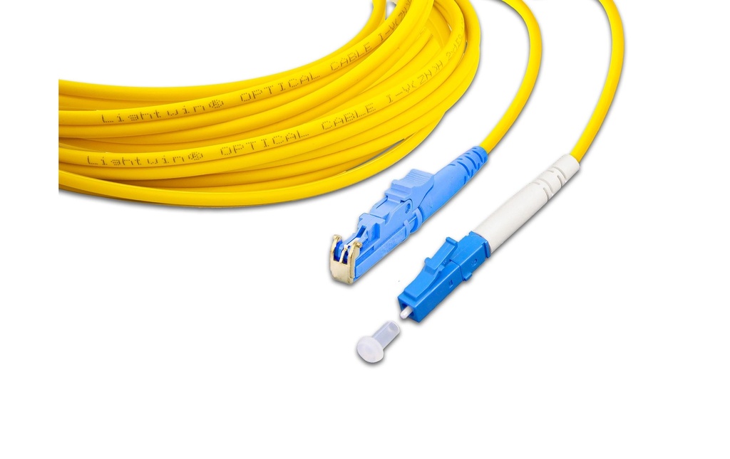 Lightwin Câble patch à fibre optique Singlemode, LSH – LC, OS2, Simplex, 2 m
