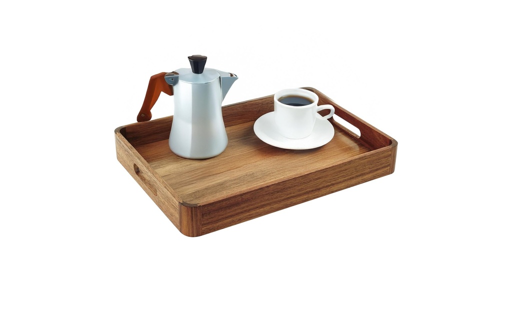 relaxdays Plateau de service Brun