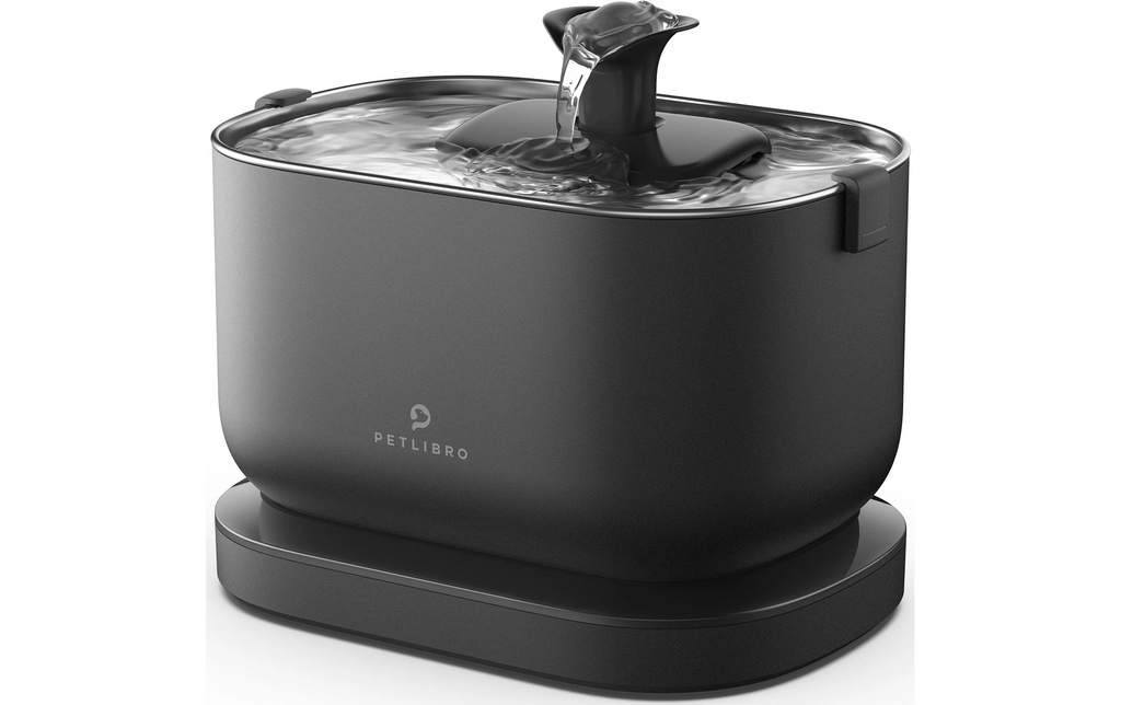 Petlibro Distributeur d’eau Dockstream Battery-Operated avec capteur Noir