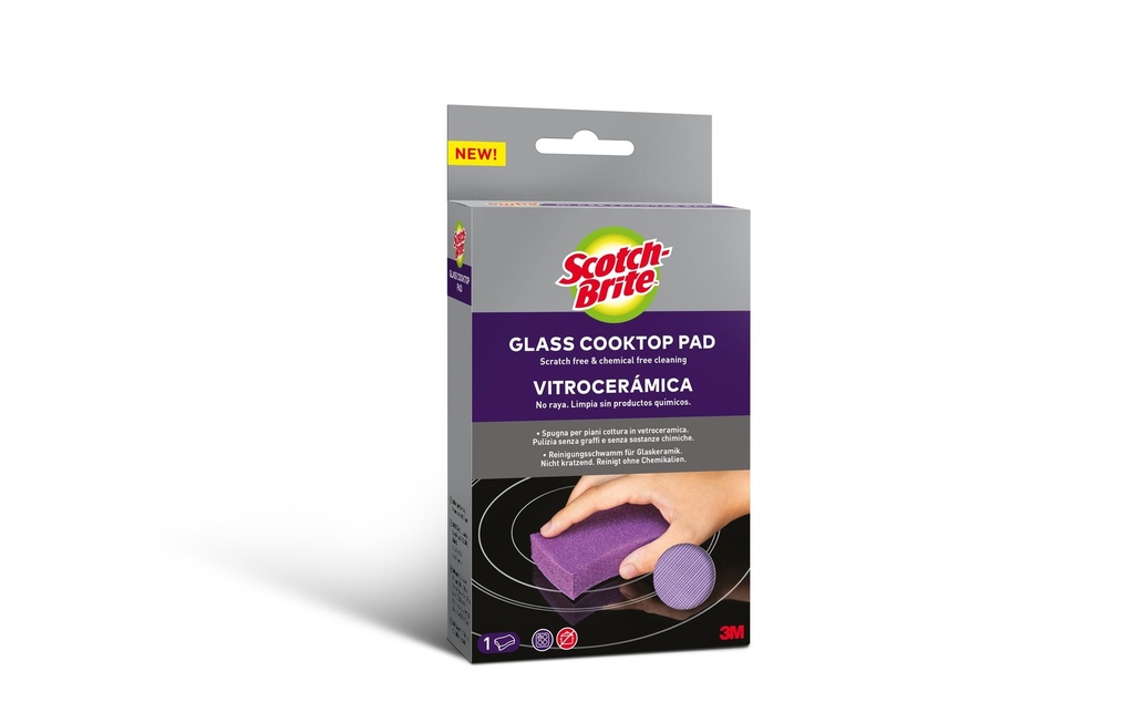 Scotch-Brite Éponge Vitrocéramique Scotch-Brite 1 Pièce/s