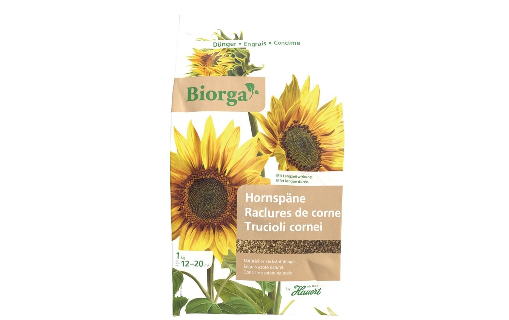 Hauert Engrais azoté Biorga Copeaux de corne, 1 kg