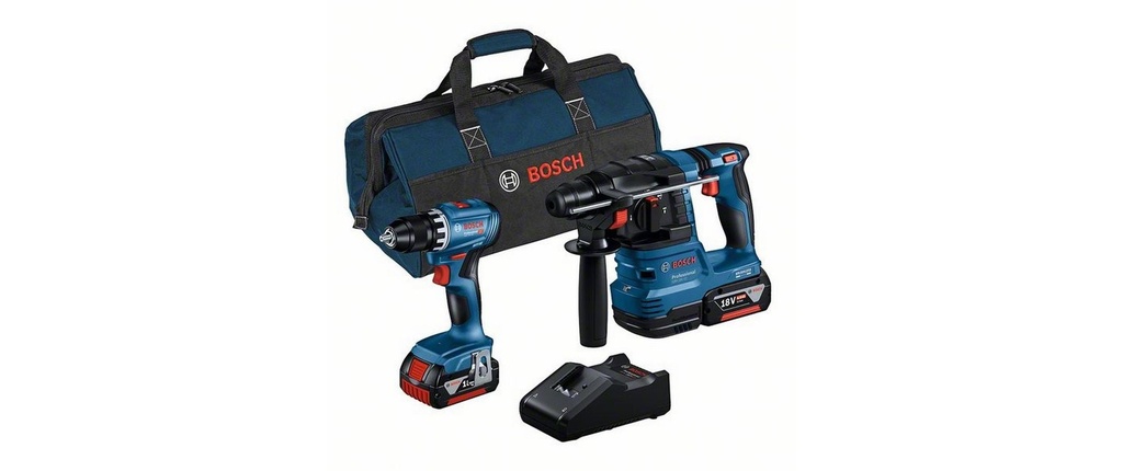 Bosch Professional Set di utensili per batteria 18 V Combo Kit