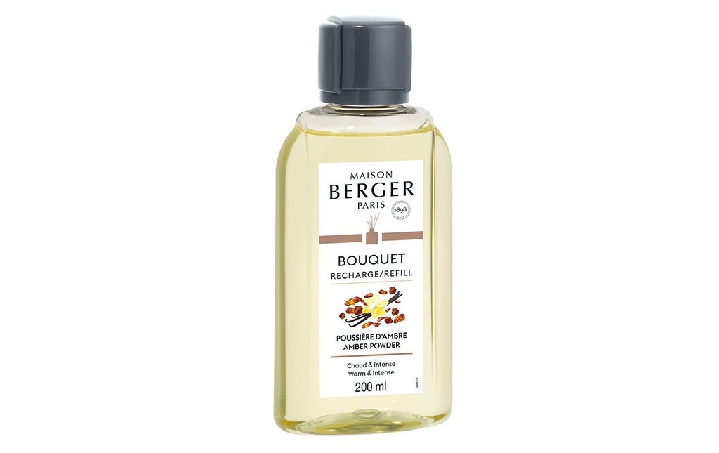 Maison Berger Bâtonnets parfumés Refill Poussière d'Ambre 200 ml