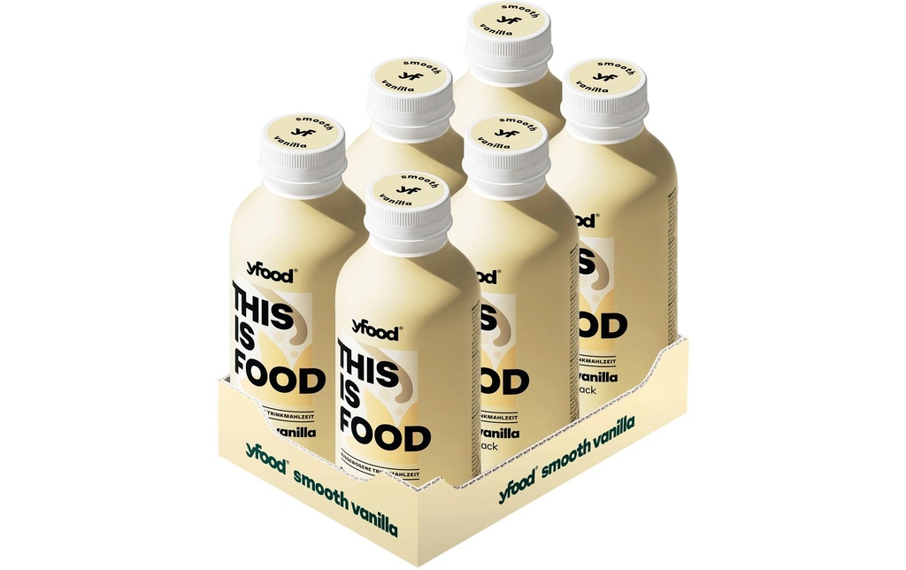 YFOOD Repas à boire Smooth Vanilla 6 x 500 ml