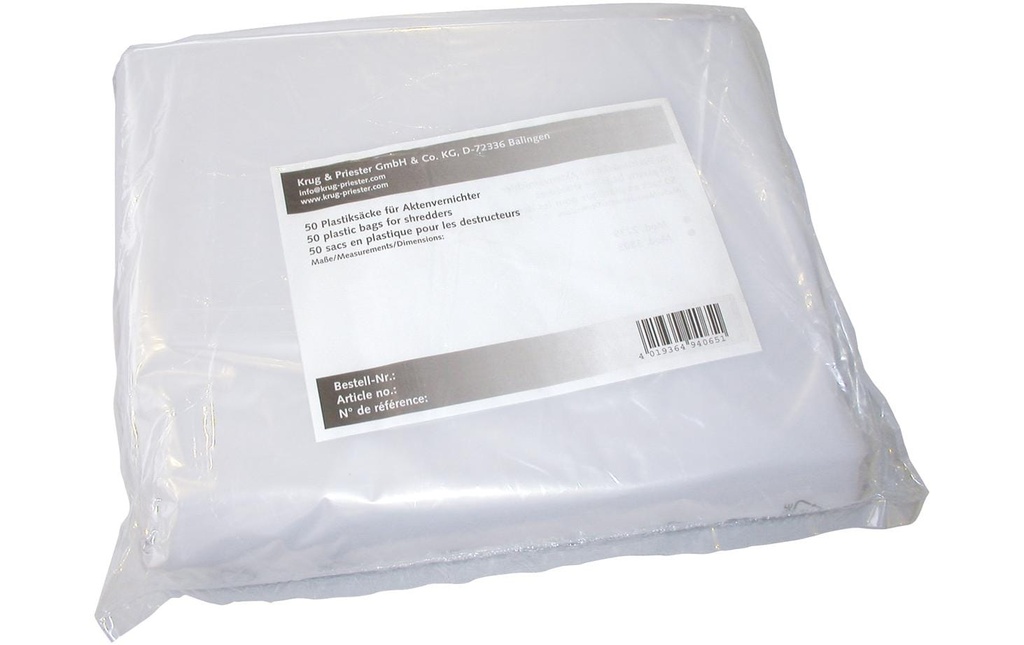 IDEAL Sacs poubelle pour déchiqueteuse de documents 9027 25 l 50 Pièce/s