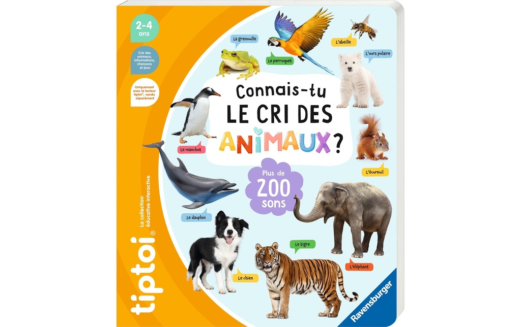 tiptoi Livre éducatif Connaistu le cri des animaux? -FR-