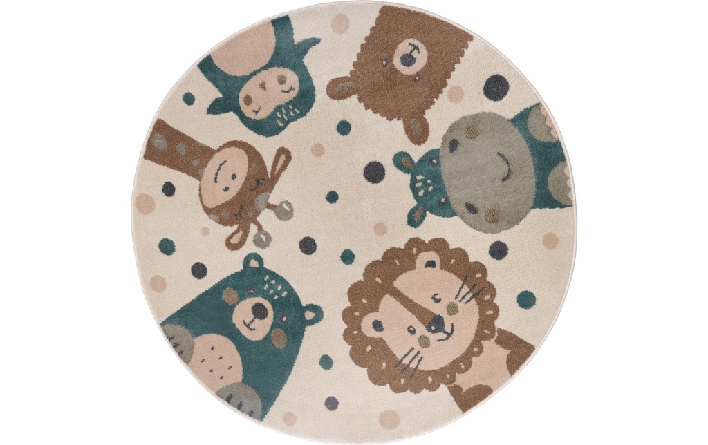 Hanse Home Tapis de décoration Animal Party Ø 140 cm