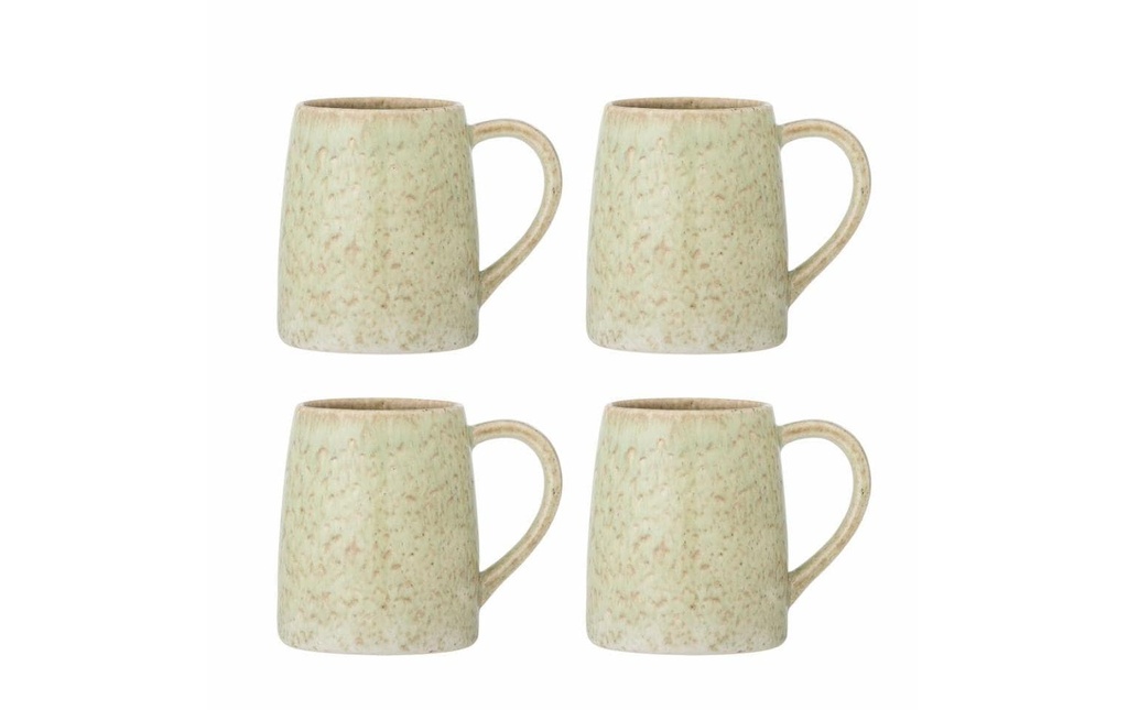 Bloomingville Gobelet Winnie, Grès, beige, 4 pièces