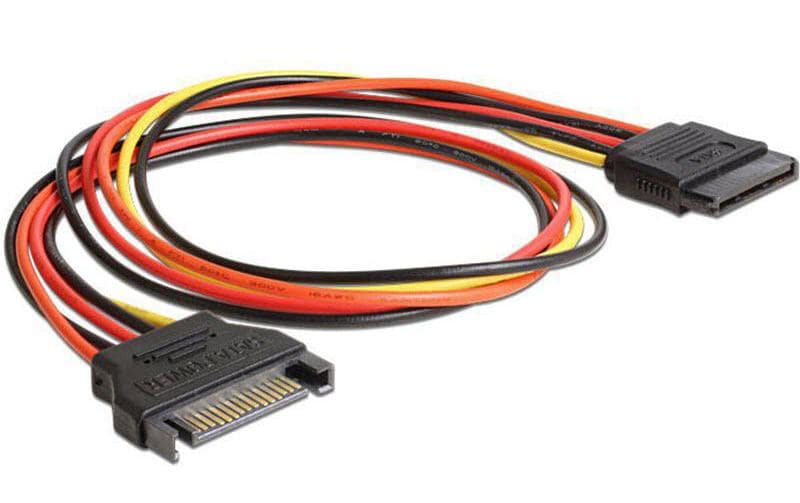 Delock Câble électrique de prolongation SATA 50 cm