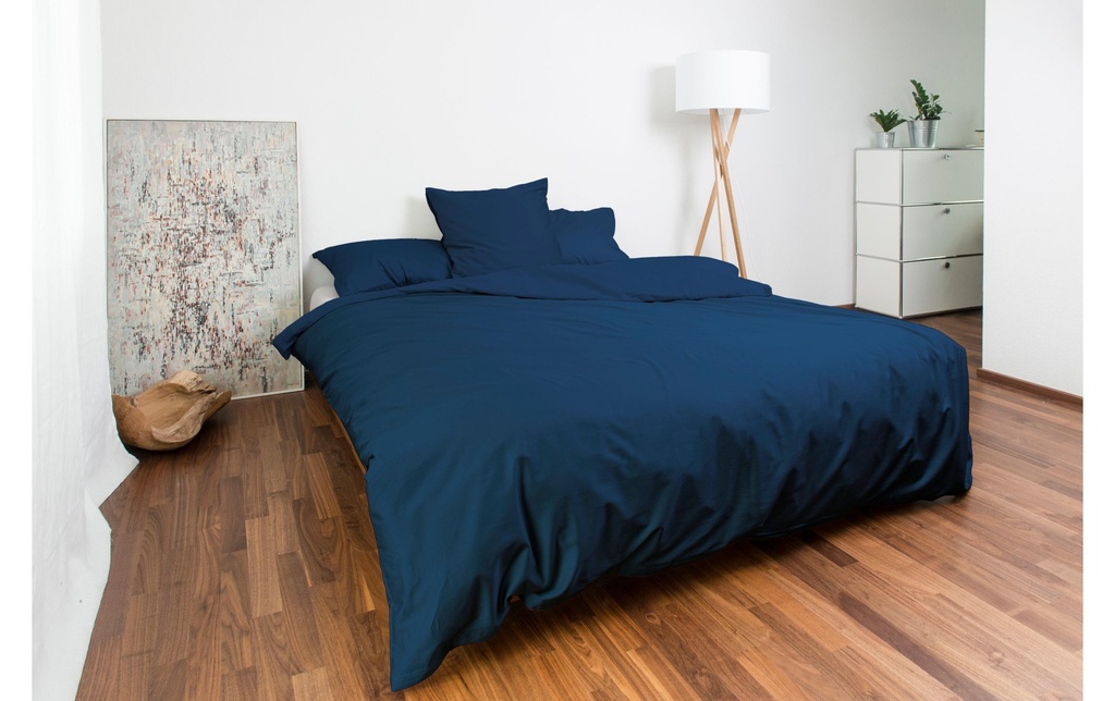 Nobilium Housse de duvet Oni 200 x 210 cm, Bleu marine