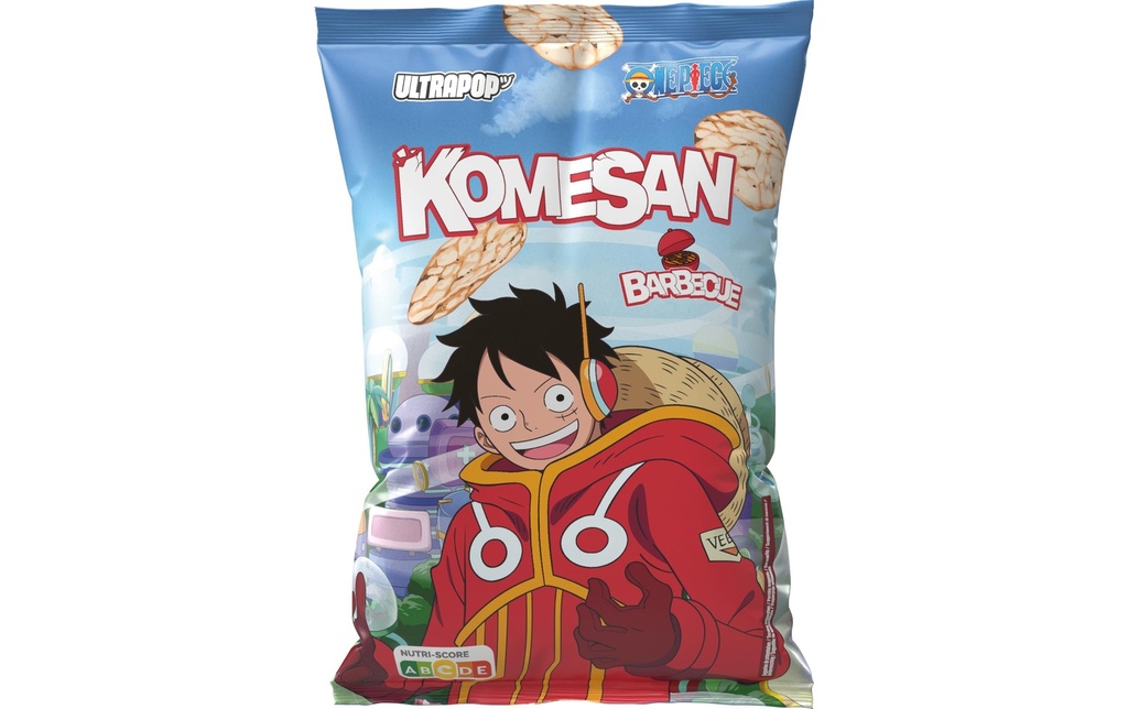 Ultrapop Chips Komesan Rice Luffy BBQ 60 g