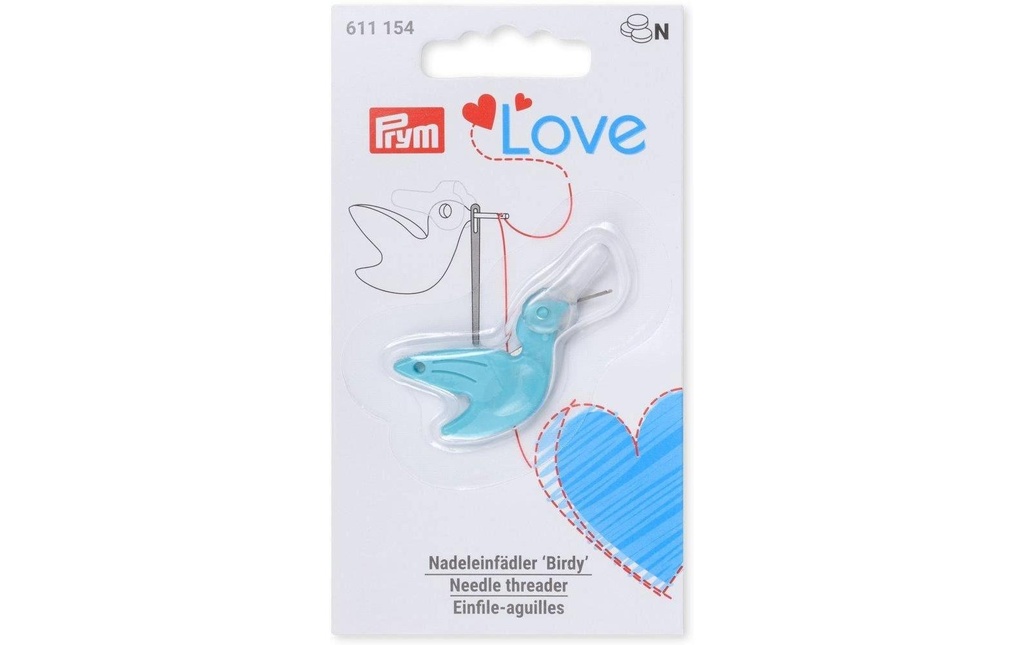 Prym  Love Enfileur Prym Enfile-aiguille Birdy Menthe