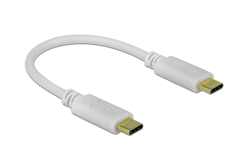 Delock Câble chargeur USB PD 100 W USB-C - USB-C 0.15 m