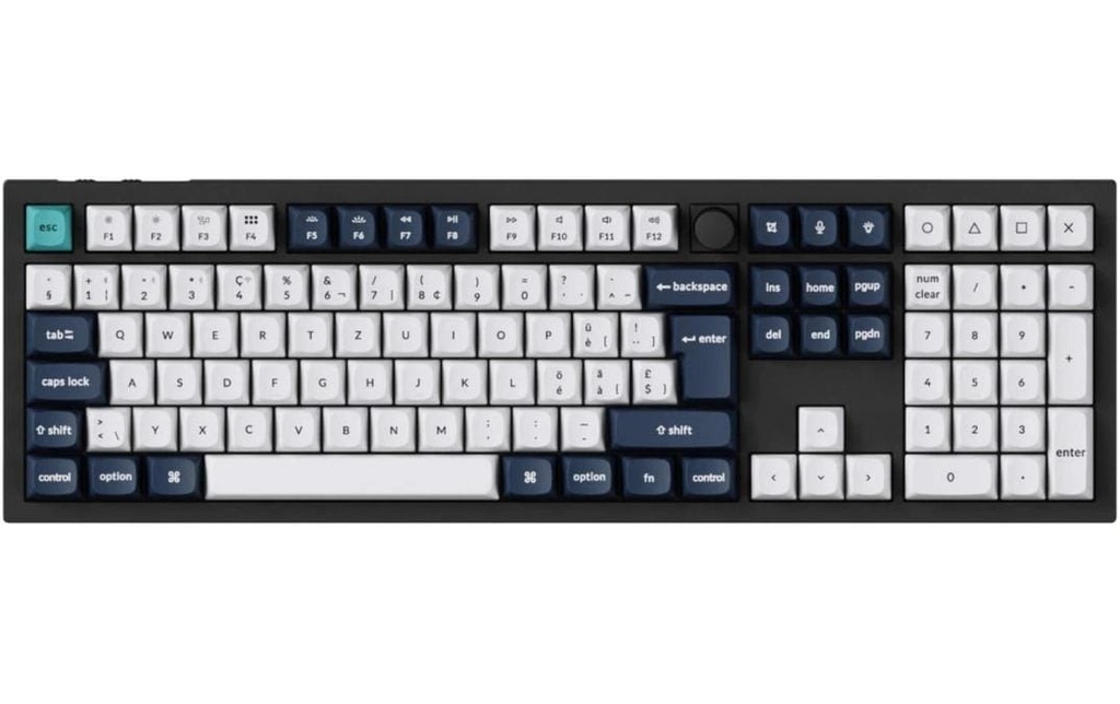 Keychron Clavier de gaming Q6 Max Black QMK Brown Switch