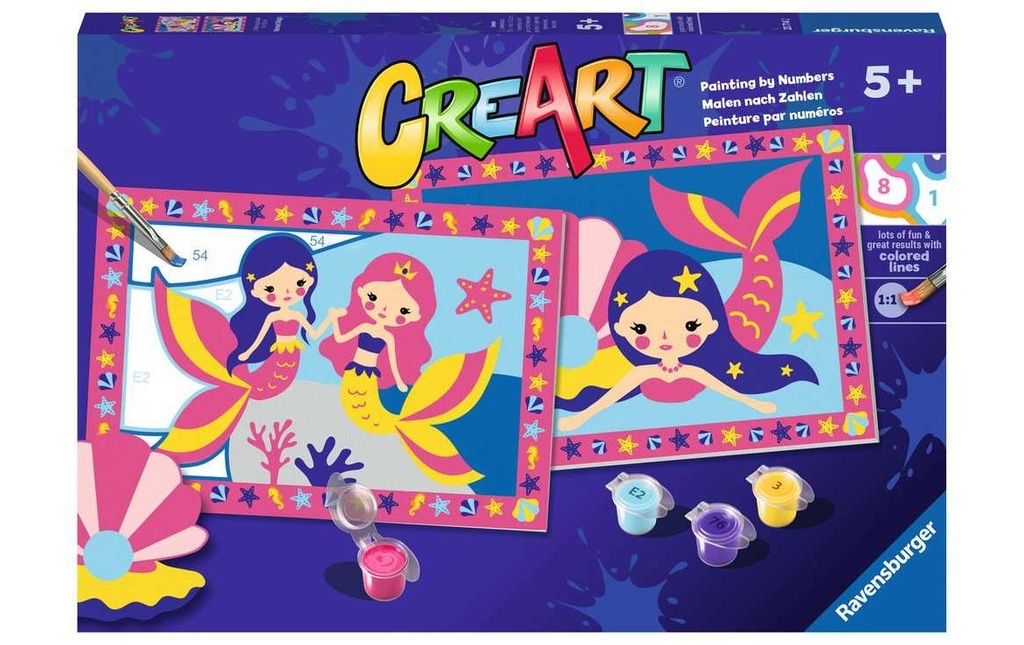 Ravensburger Peinture avec chiffres CreArt: Mermaid Magic