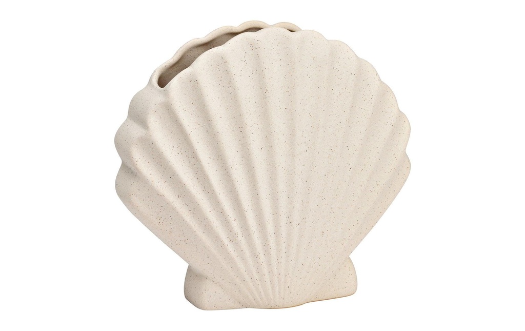 G. Wurm Vase Coquillage 17 cm, Beige