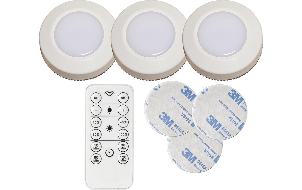 Star Trading Veilleuse LED Functional IP20, blanc froid, 3 LED's