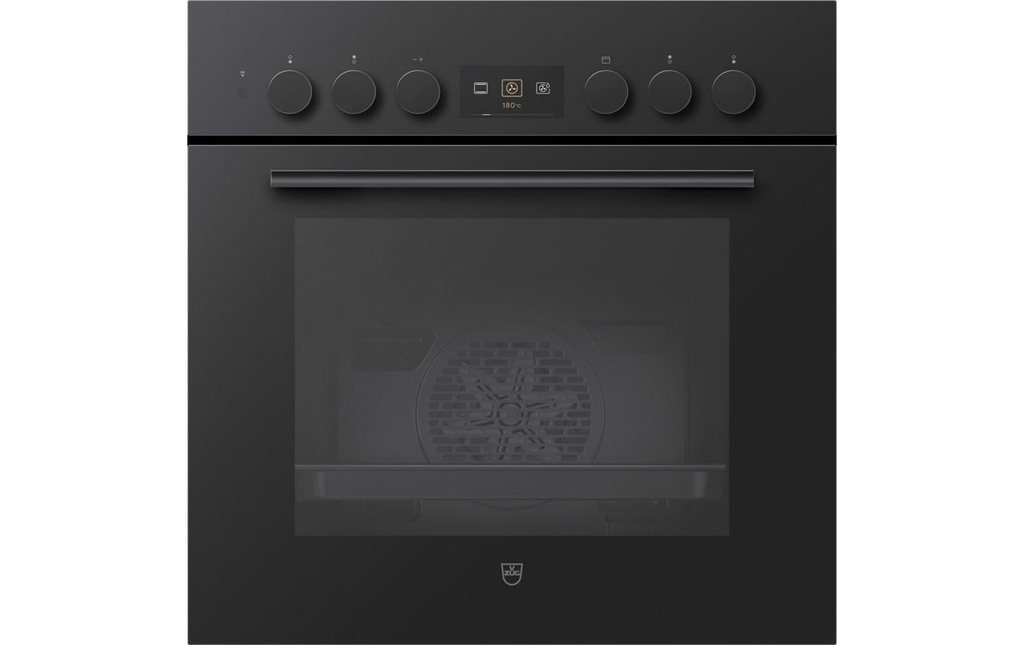 V-Zug Four encastré Combair V600 6UH TopClean Noir