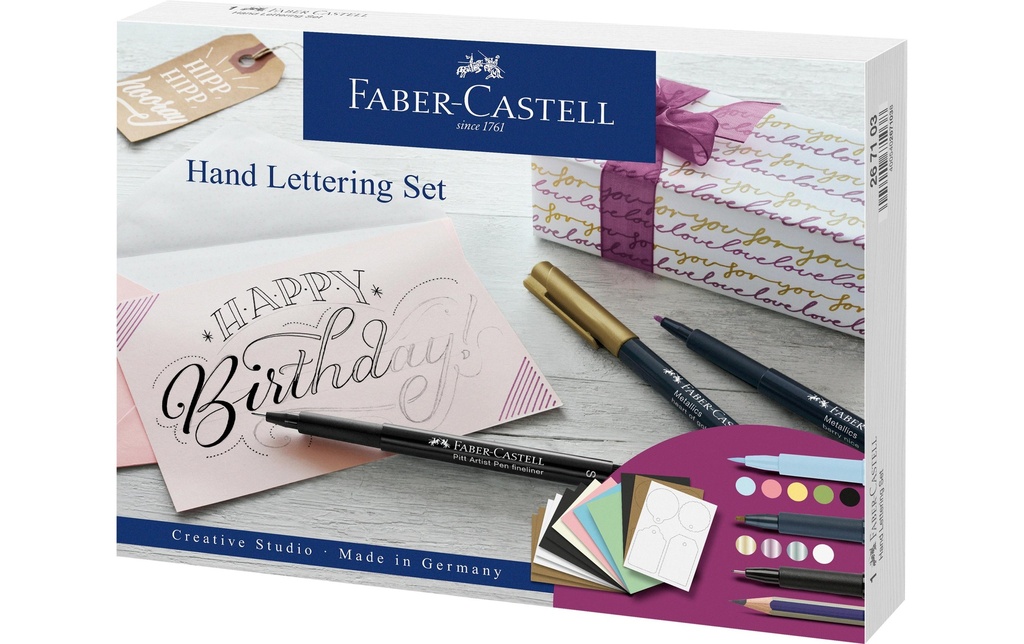 FABER-CASTELL Set créatif Handlettering 12p. (12 pces)
