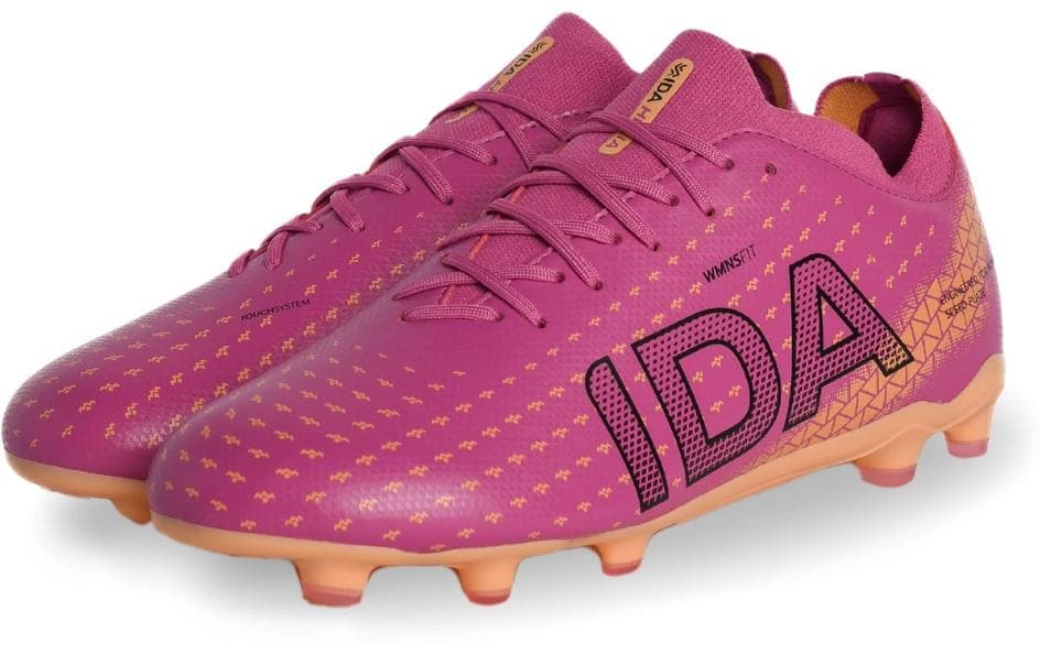 IDA Sports Chaussure de football Helia Club FG/AG Rose foncé, 42