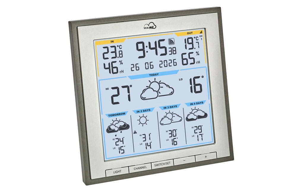 TFA Dostmann Station météo WLAN Anthracite