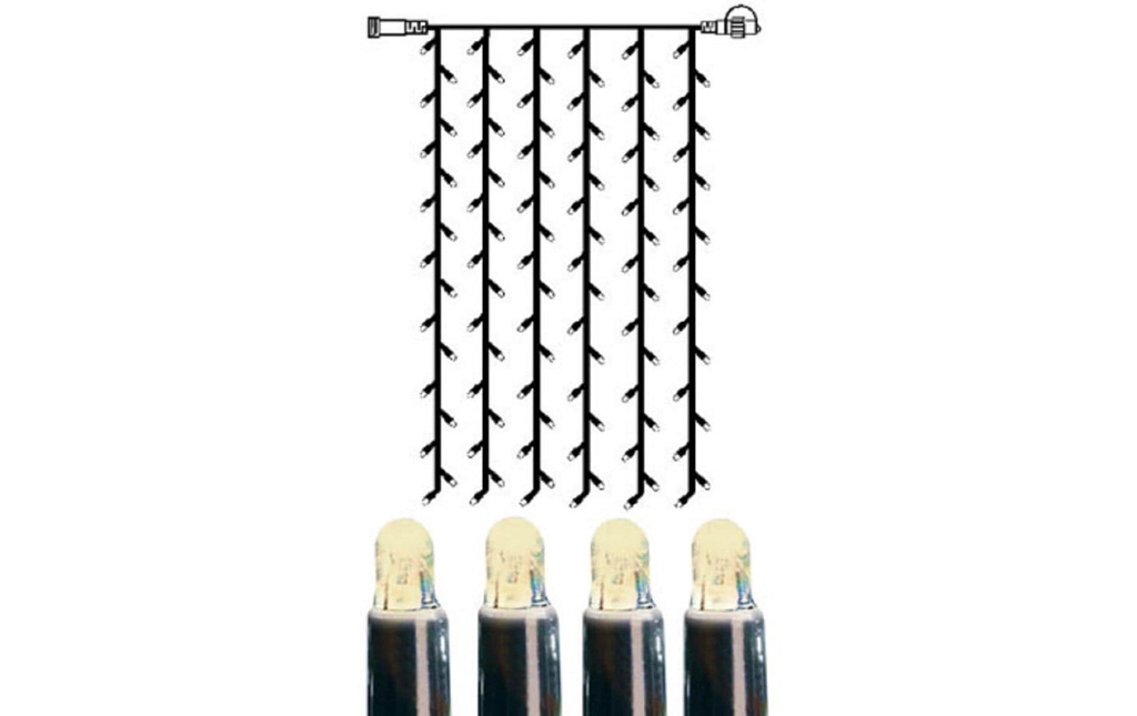 Star Trading Systèmes LED Extra, Noir / blanc chaud, 100 x 200 cm