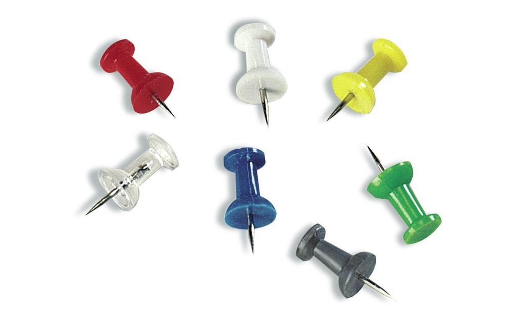 Bi-Office Punaise Memoboard 200 pièces colorées