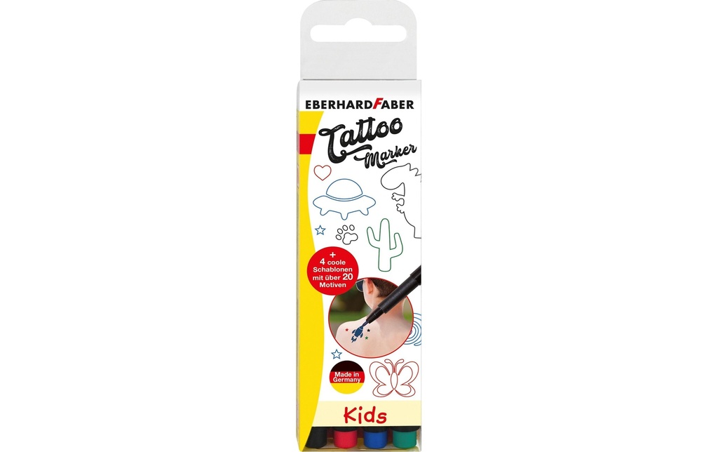 EBERHARD FABER Set Crayons Tattoo Kids 4pces (4 pces)