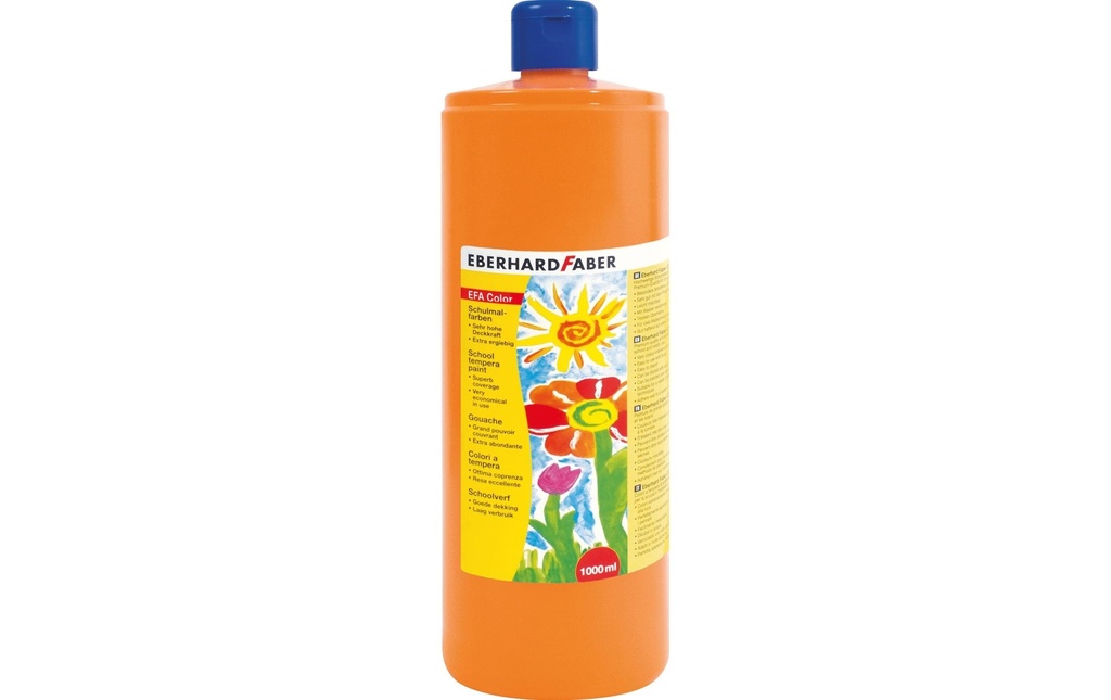 EBERHARD FABER Peint.tempera orange cadmium (1000 pces)