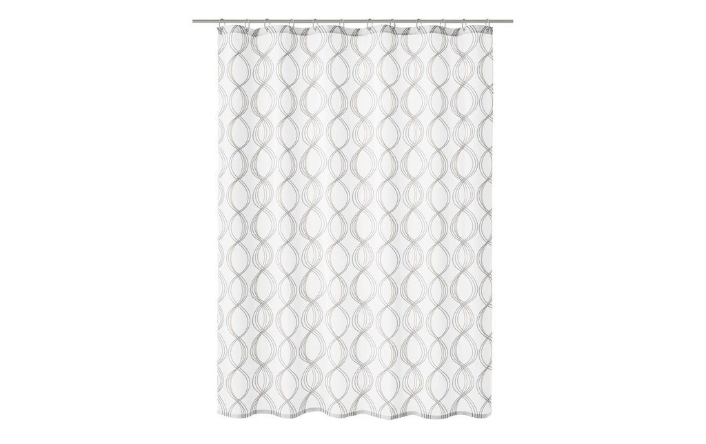 Kleine Wolke Rideau de douche Classy 120 x 200 cm, Blanc