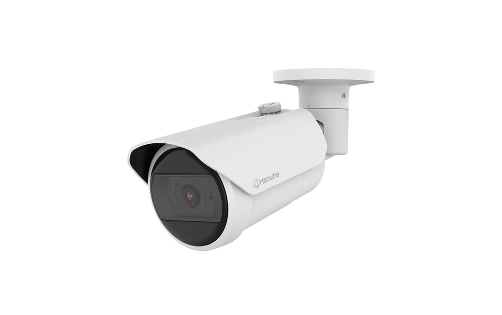 Hanwha Vision Caméra réseau QNO-C8023R Bullet, AI, 4mm 80