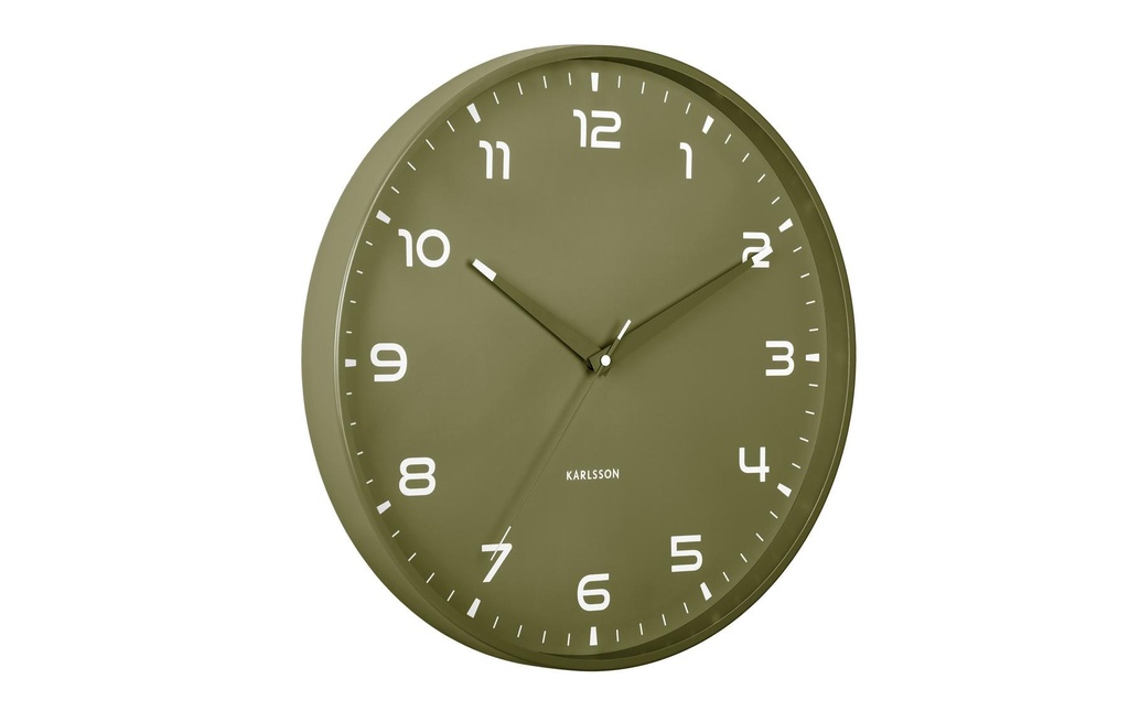 KARLSSON Horloge murale Orgullo Ø 40 cm, Vert