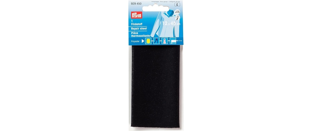 Prym Matériel de mise à jour 12 x 45 cm fusible, noir