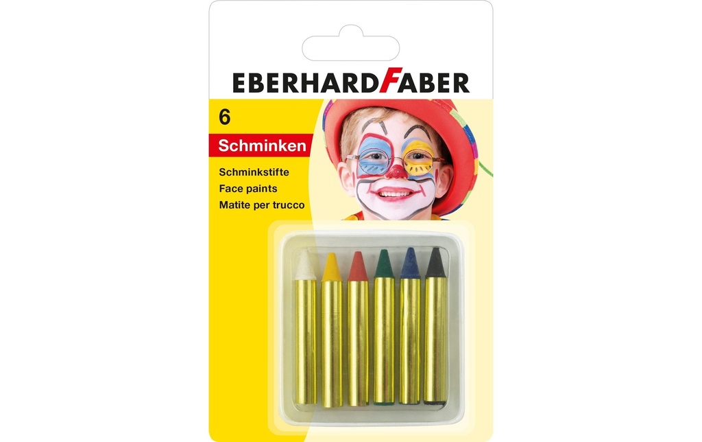 EBERHARD FABER Crayon de maquillage court (6 pces)