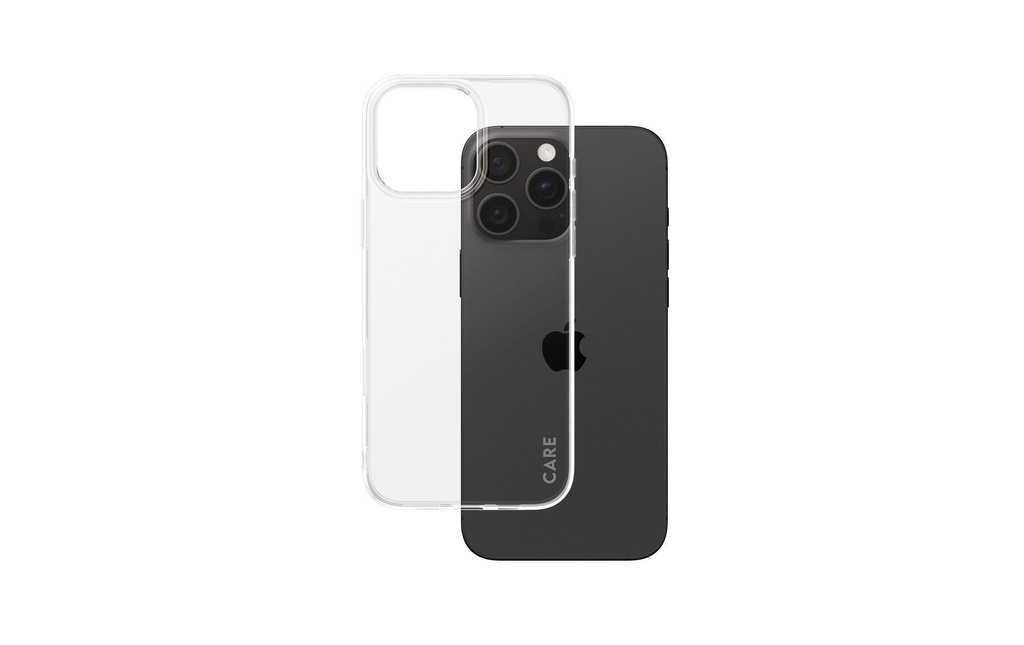 CARE Coque arrière Fashion X-Ray Soft Basic iPhone 16 Transparent