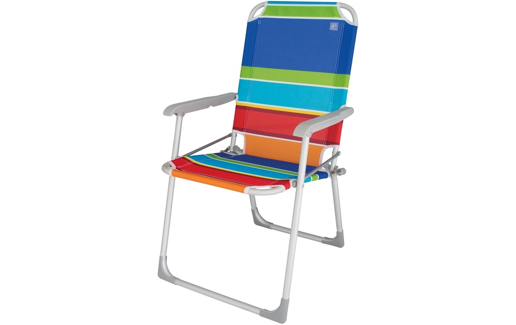 Eurotrail Chaise de camping Bézier Beach Multicolore