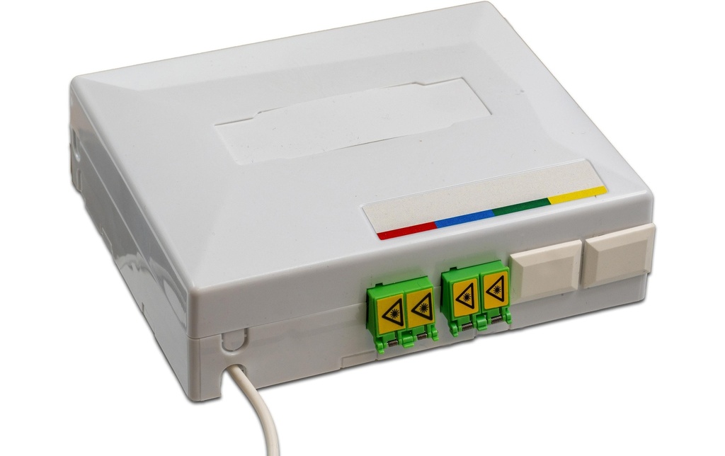 Lightwin Boîte FTTH OTO 4x coupleurs LC/APC, câble breakout 100 m