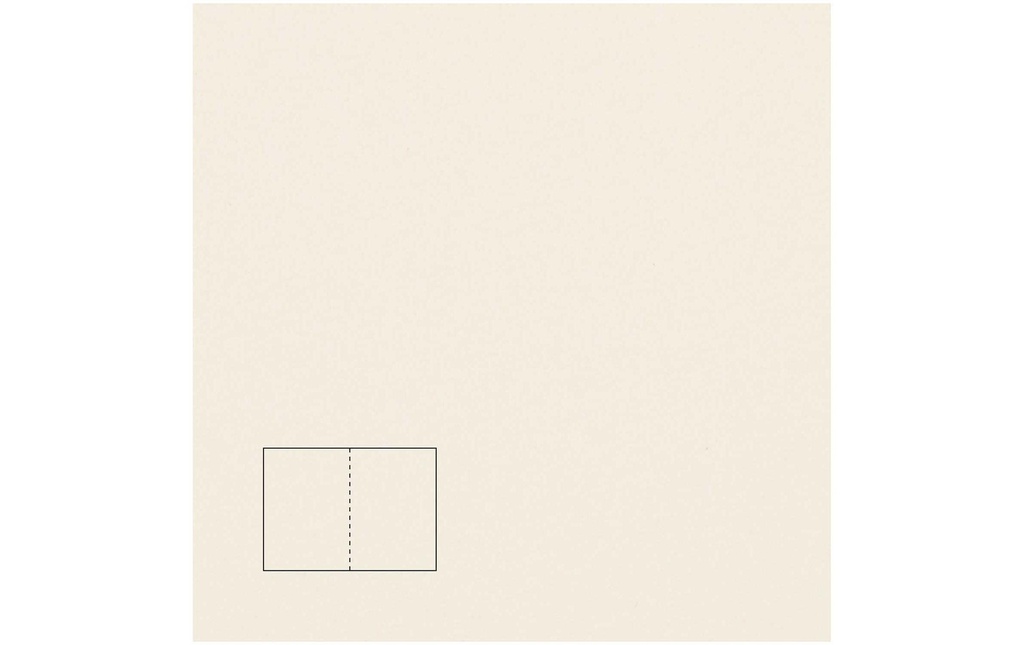 Rico Design Paper Poetry Essentials Carte à volet A6, jaune clair