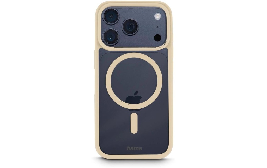 Hama Coque arrière Frame Protect iPhone 17 Pro Beige