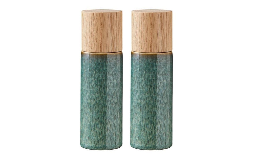 Bitz Moulins à sel et à poivre 2 pièces, 16.7 cm, Vert