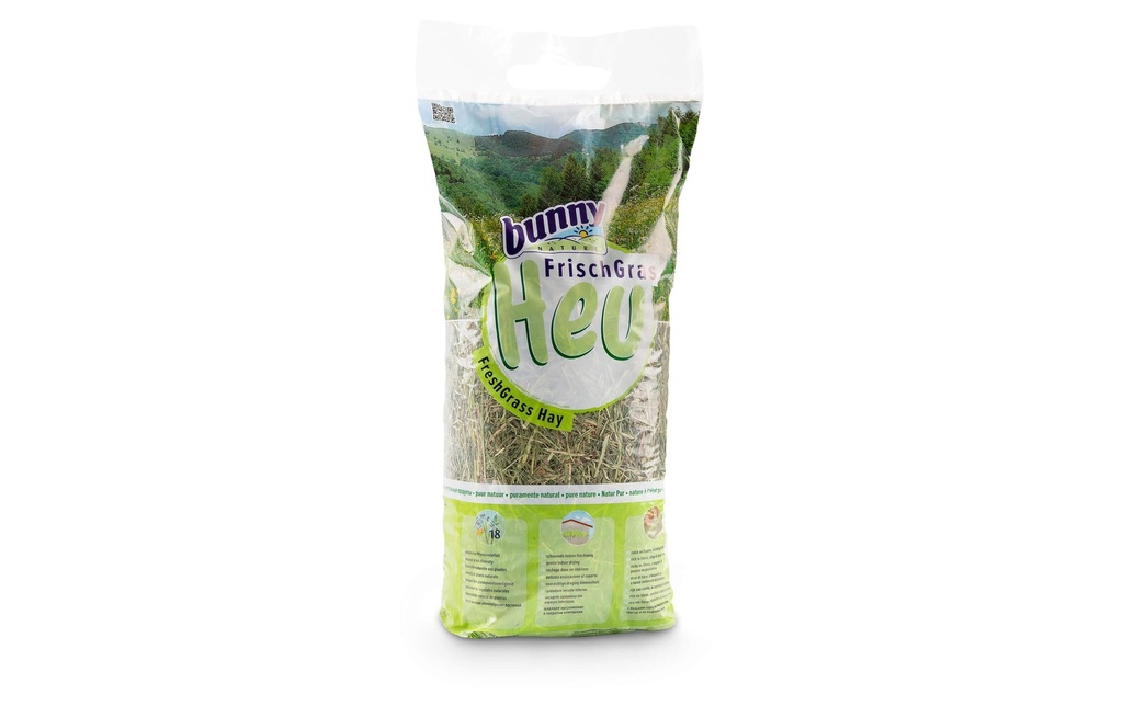 Bunny Nature Foin d'herbe fraîche Nature Pur, 3 kg