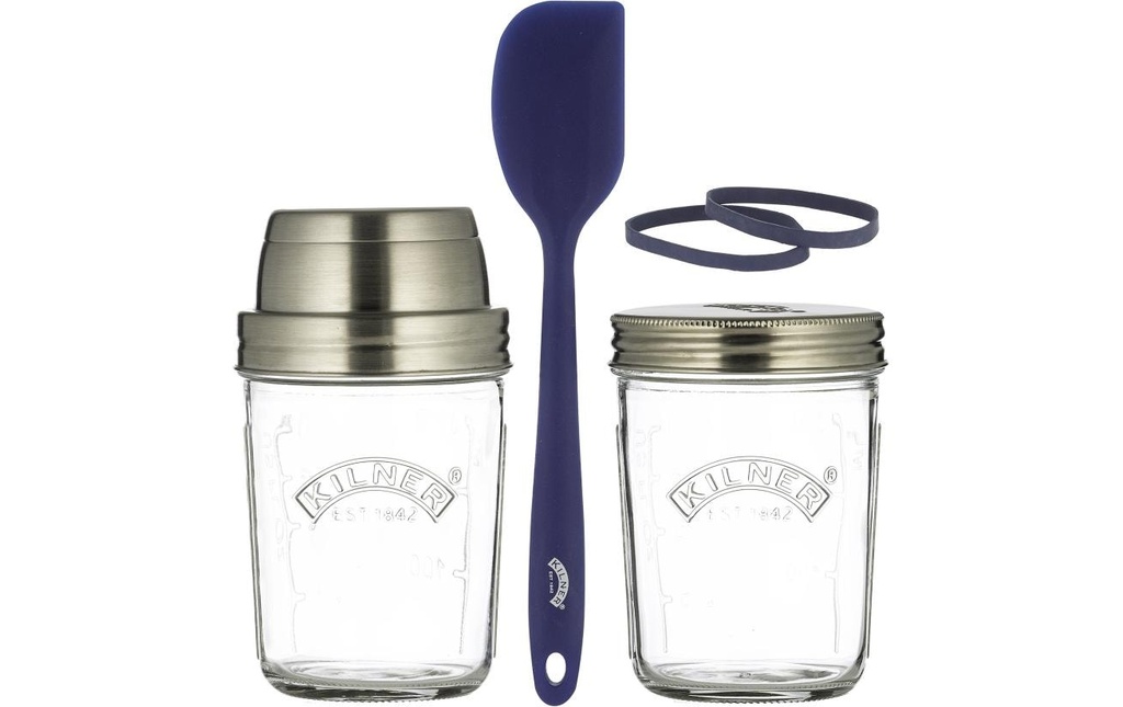Kilner Pot à levain Kit de démarrage 350 ml, 2 Pièce/s