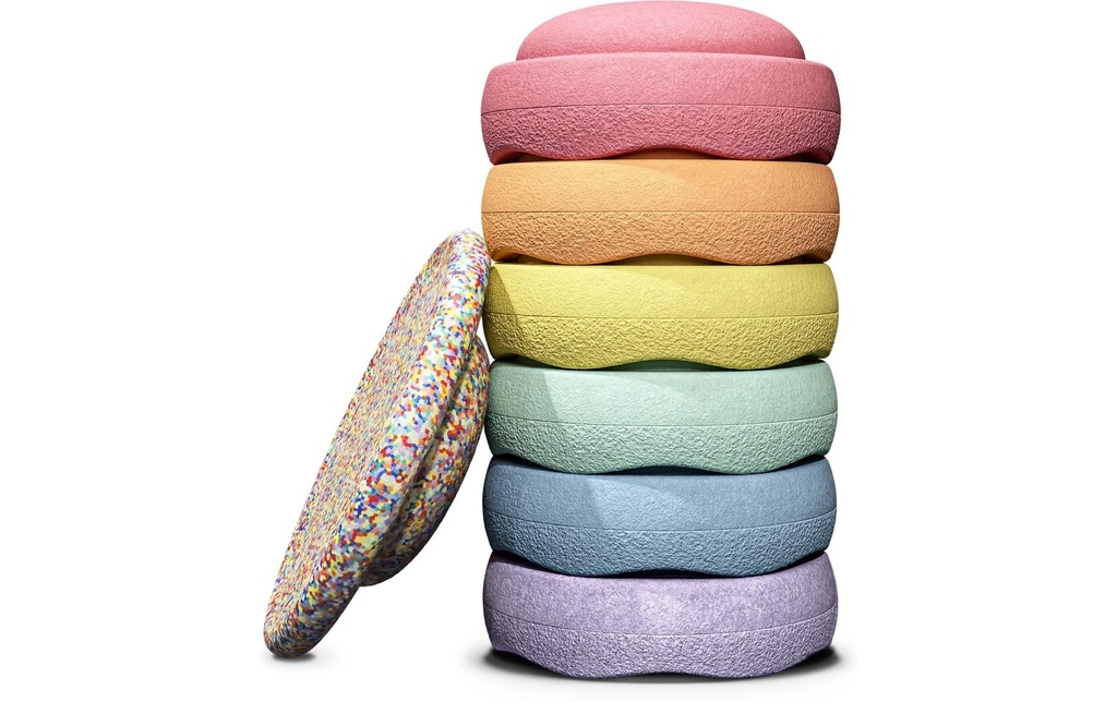 Stapelstein Jouets d’occupation Rainbow Set Pastel