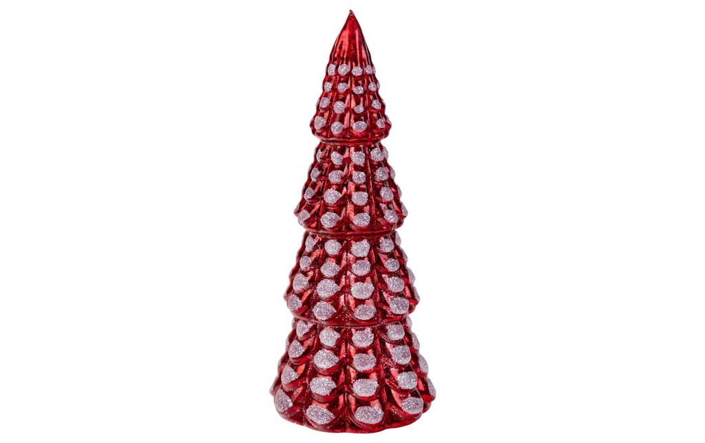 COCON Sapin de Noël à LED, rouge