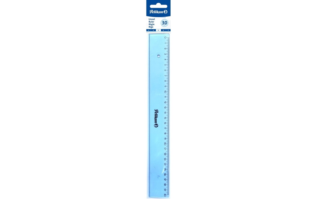 Pelikan Règle 30 cm bleu