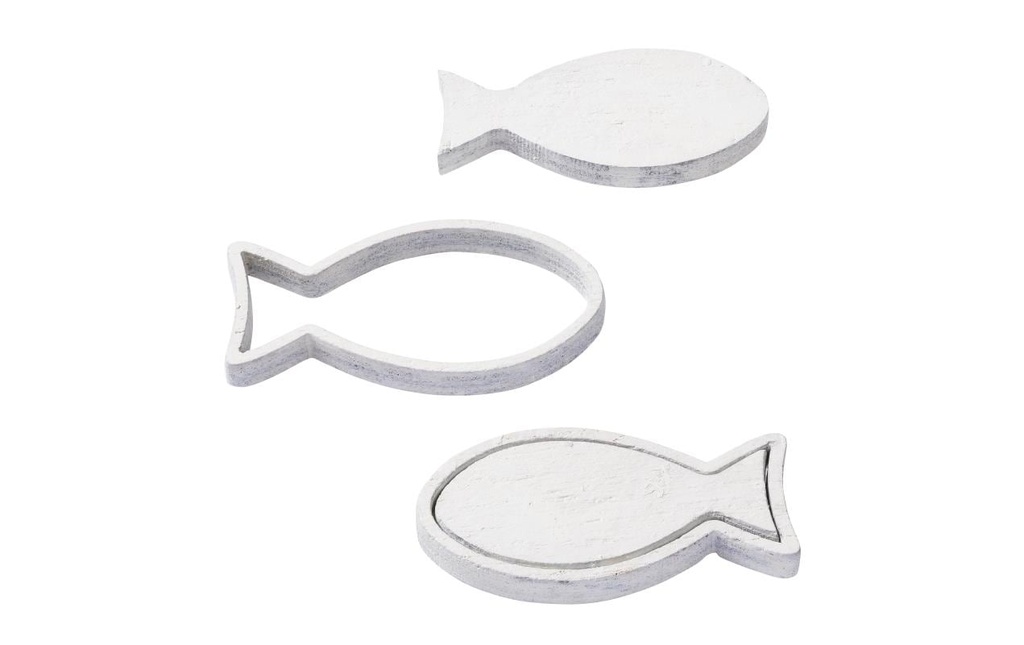 HobbyFun Décoration à éparpiller Poisson 8 pièces